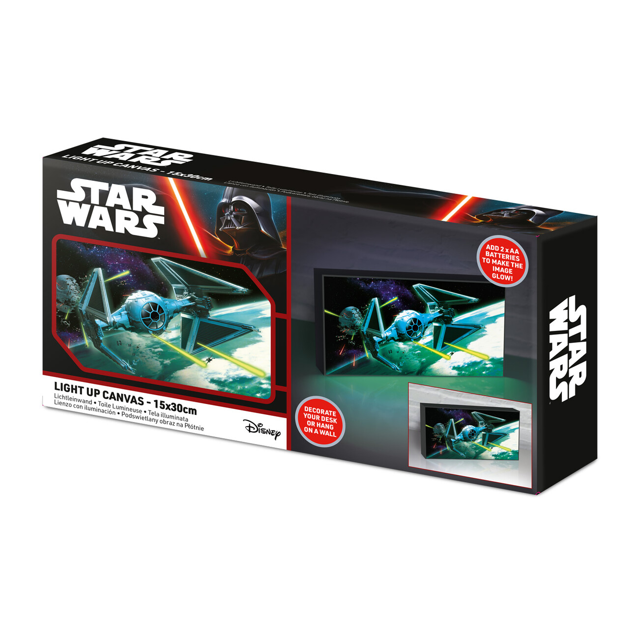 Tableau Star Wars Noir et Blanc