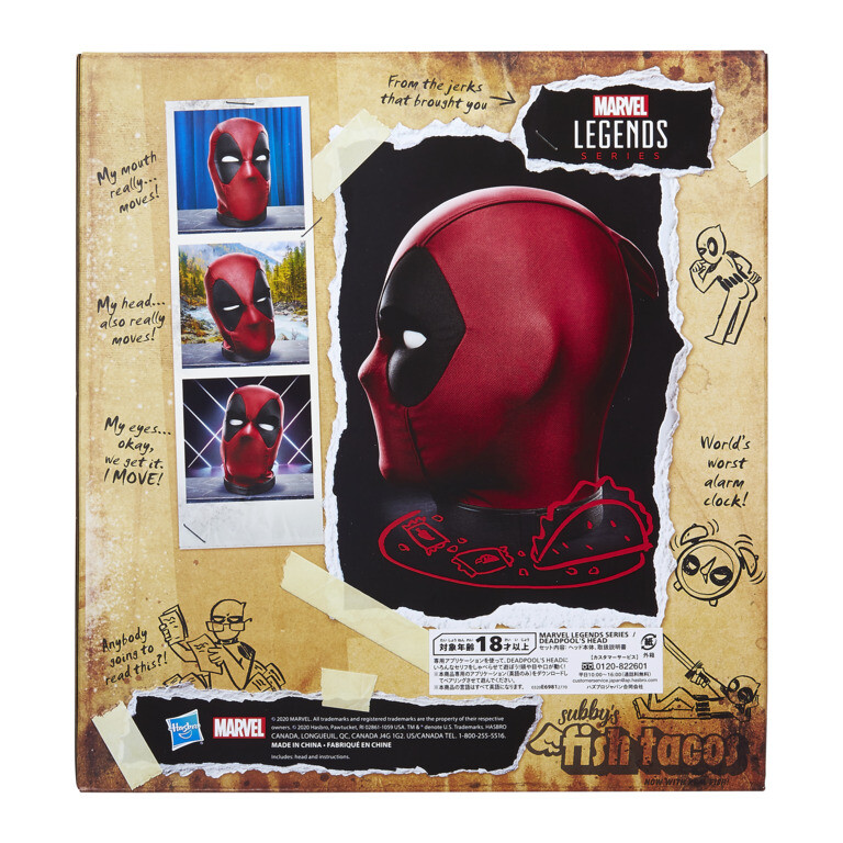 deadpool tete interactive