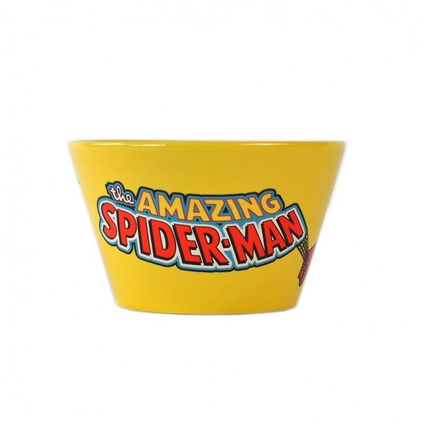 Stor Tazza per bambini in plastica riutilizzabile per microonde da 265 ml spiderman streets