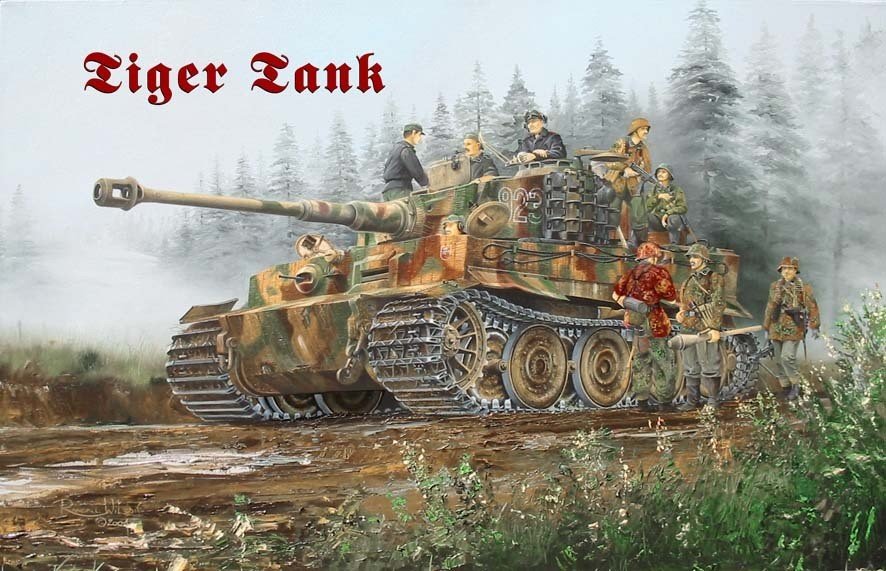 Dauer Wand Kalender Waffe Tiger Panzer Metall Magnet