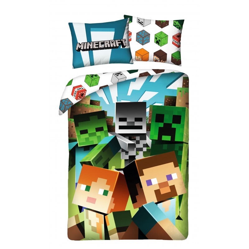 Ropa de cama Minecraft - Alex and Steve | Ideas para regalos originales |  