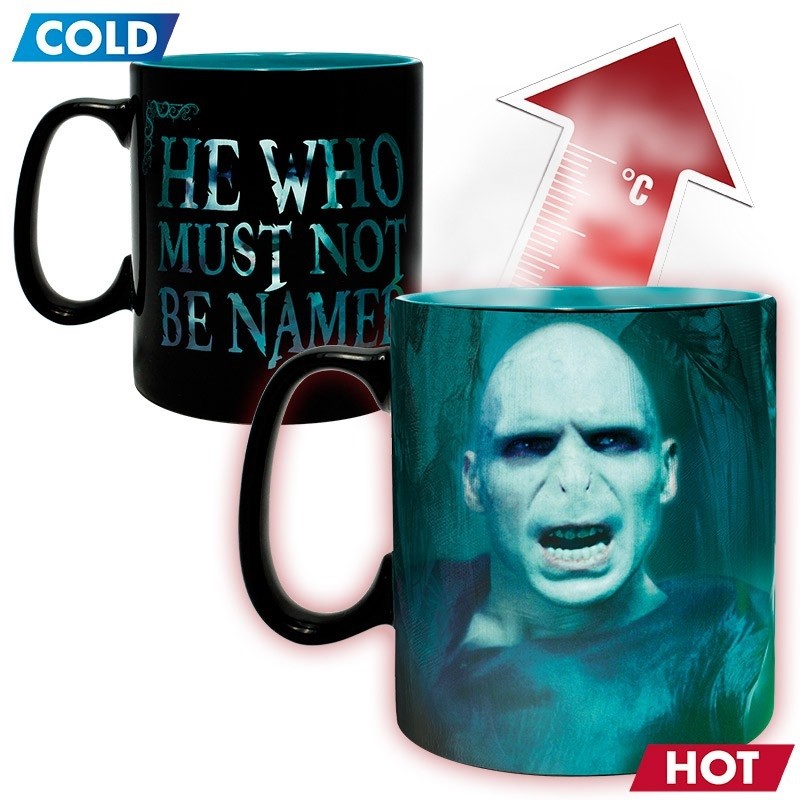harry Potter Voldemort 'He Who Must Not Be Named' Black & White Mug Tasse 