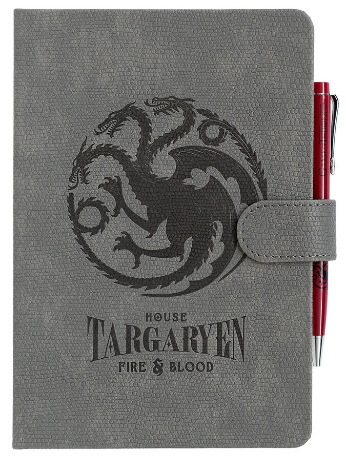 Notebook, diary Game of Thrones House Targaryen Tips for original gifts