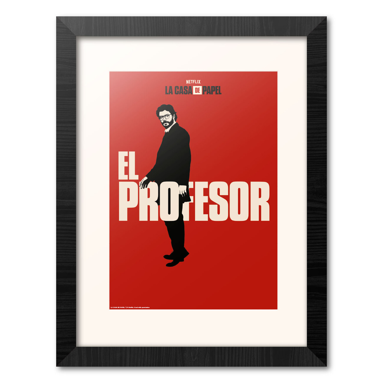 La Casa De Papel - El Profesor rámovaný obraz na zeď | Posters.cz