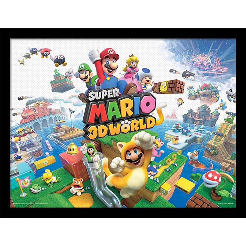 Super Mario - Character Parade - Plakát, Obraz na zeď, 3+1 ZDARMA