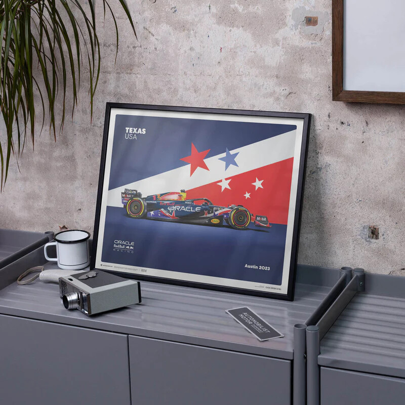 Art Print Oracle Red Bull Racing - United States Grand Prix - 2023 ...