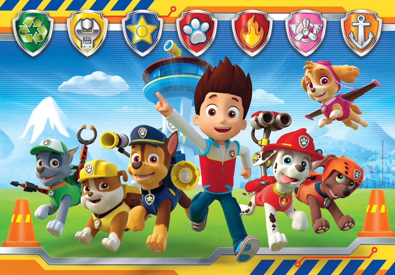 Paw Patrol Bulldozer di Rubble Tematizzato Paw Patrol: Il Super Film