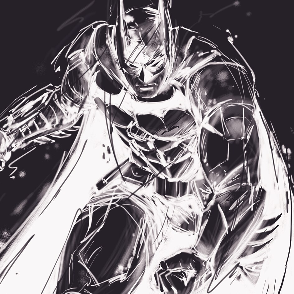 Cuadros en lienzo Batman Arkham Knight - Stance | Decoraciones de la pared  