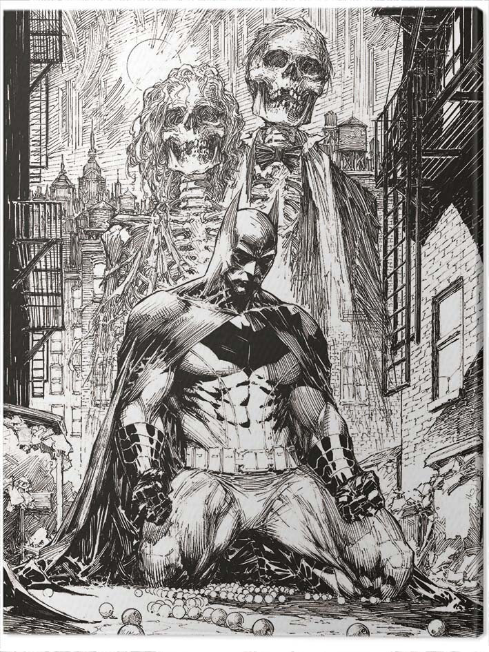 Cuadros en lienzo DC Comics - Batman Haunted | Decoraciones de la pared |  