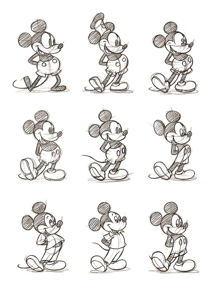 Lienzo Para Colorear Mickey Mouse