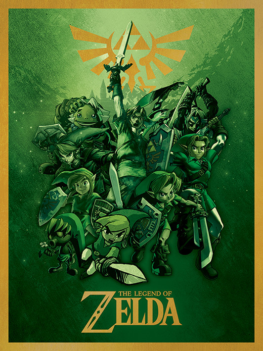 Cuadros En Lienzo The Legend Of Zelda - Link Fighting 