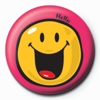 Placka Smiley World-Hello | Tipy na originální dárky 