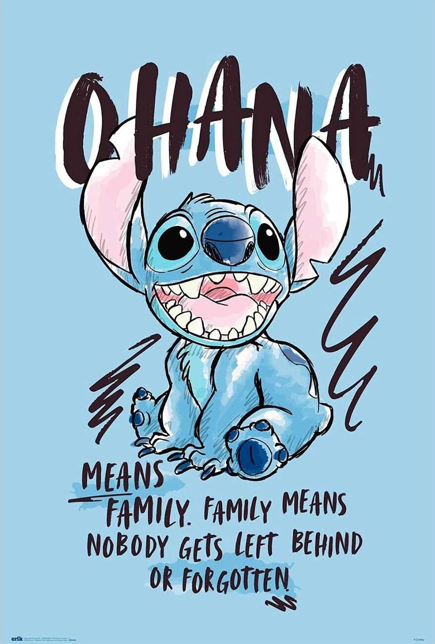 Plakat, Poster Disney - Stitch | Veggplakater | 3+1 GRATIS | Europosters