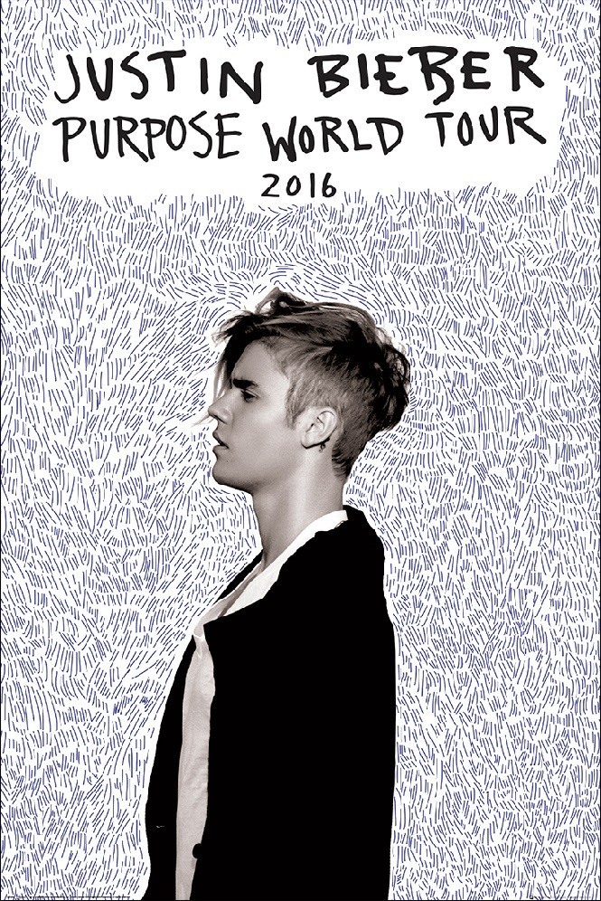 Justin Bieber - Purpose Tour Poster online Europosters