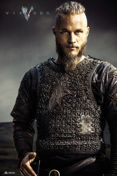 Vikingovia Ragnar Lothbrok Plakat Poster Slika Europosterji