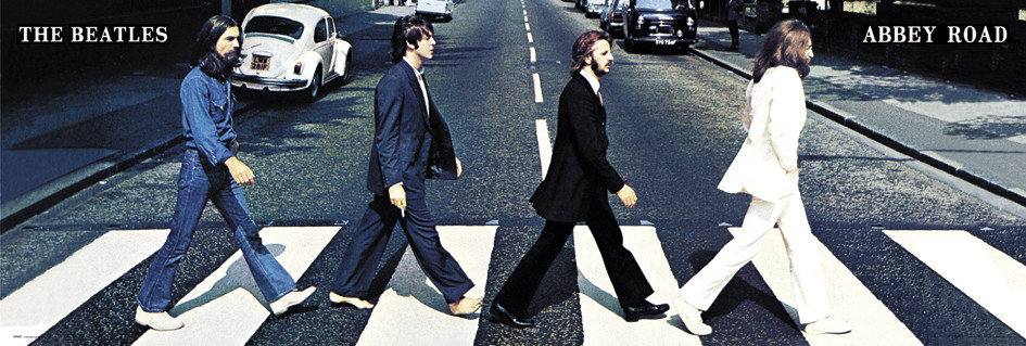 Beatles - abbey road Plakát