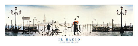 Il Bacio - venezia, italy Plakát