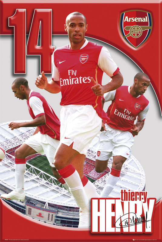 Arsenal Thierry Henry 06/07 Plakát, Obraz na | 3+1 ZDARMA | Posters.cz