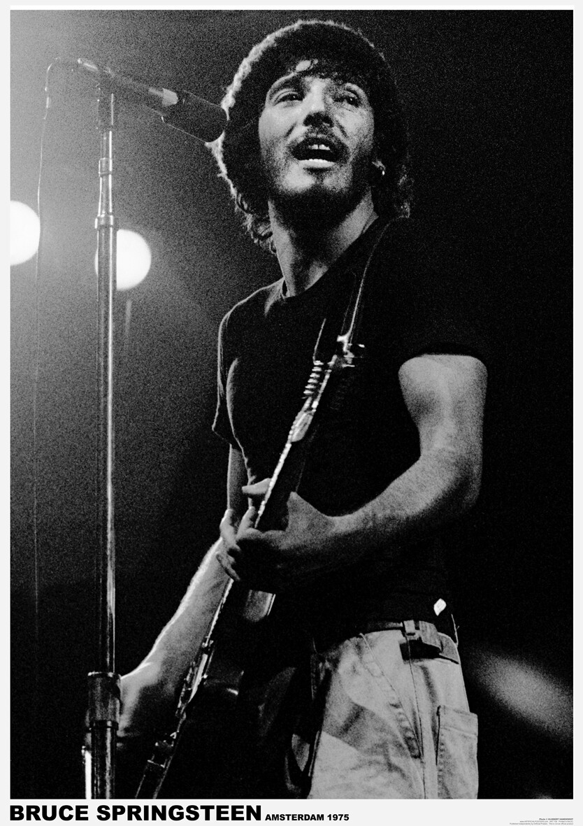 episode I de fleste tilfælde Skole lærer Bruce Springsteen - Amsterdam 1975 - Plakát, Obraz na zeď | 3+1 ZDARMA |  Posters.cz