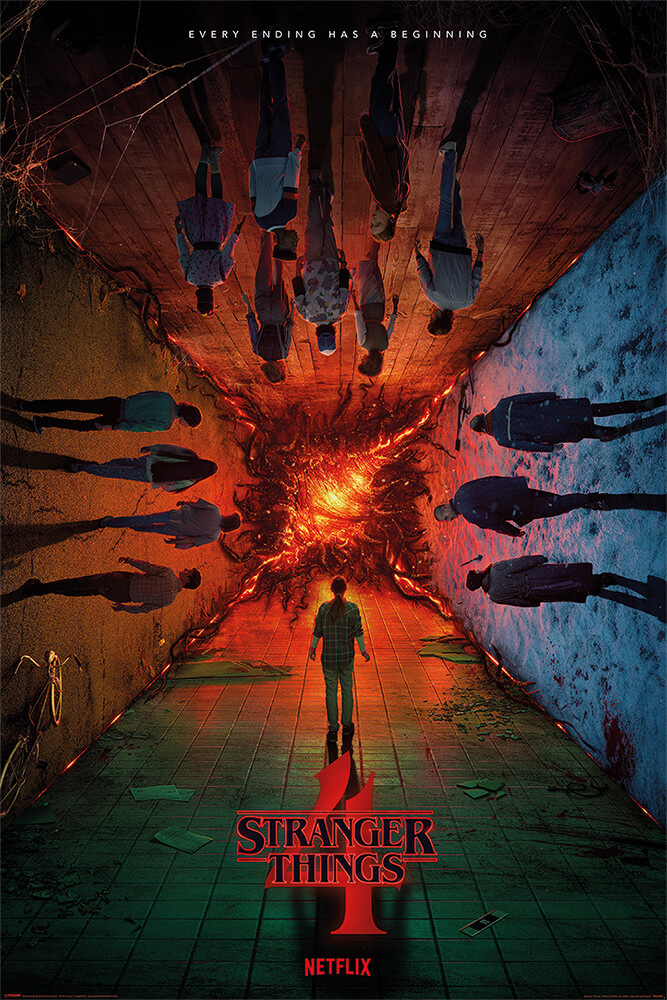 Stranger Things: Season 4 - Every Ending Has A Beginning - Plakát, Obraz na  zeď | 3+1 ZDARMA | Posters.cz