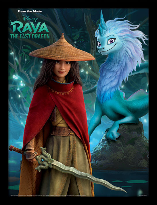 Raya and the Last Dragon - Fireflies Framed poster | Buy at UKposters
