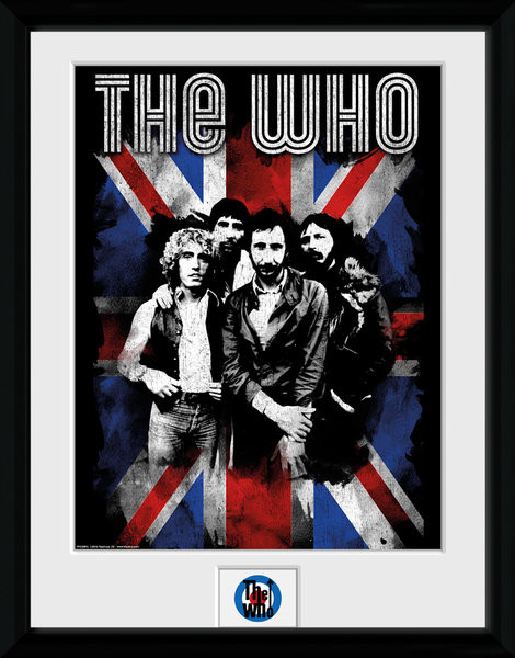 Toppa Termoadesiva The Who Union Jack - Woven Patch Ufficiale 8,5 X 7,5 Cm - 5