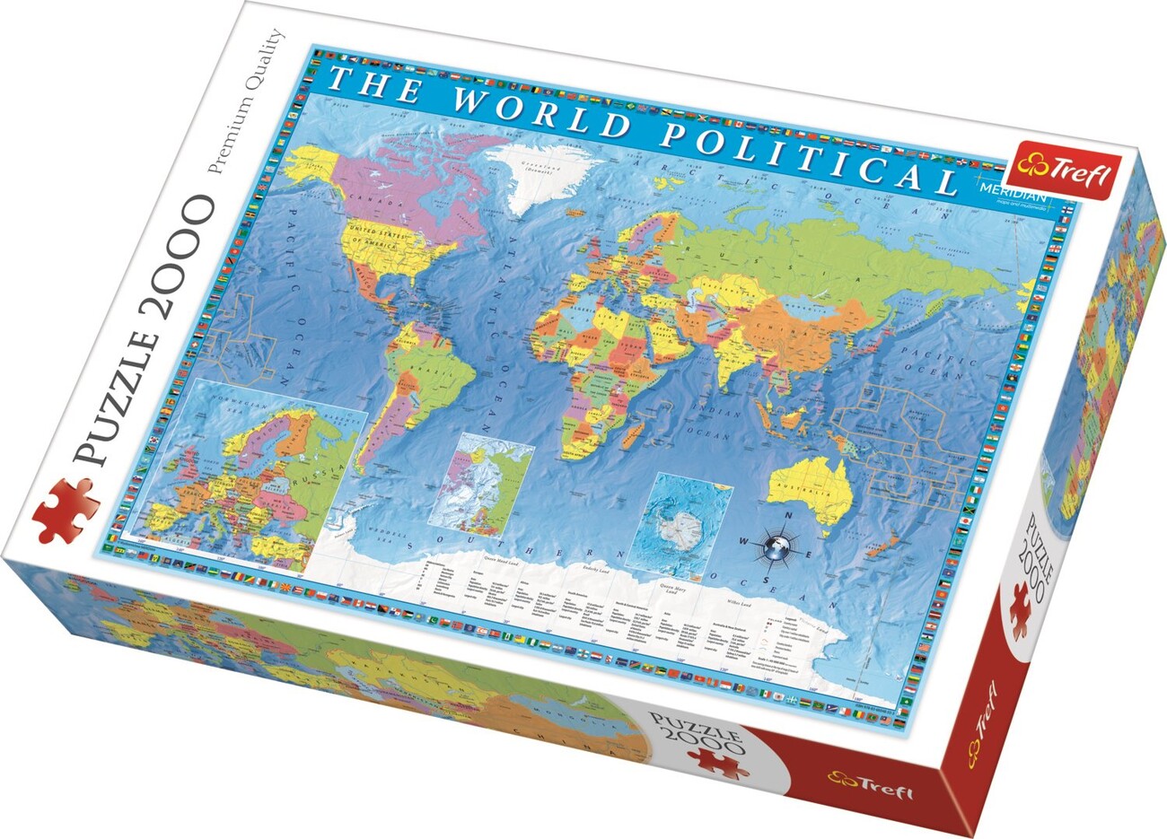 Пазл политическая карта