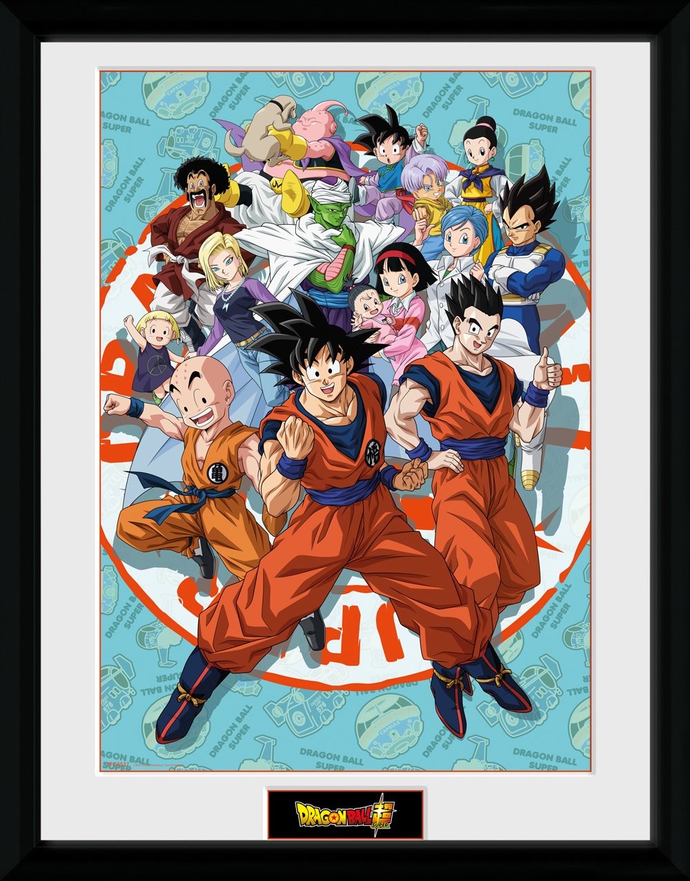 Dragon Ball Super Universe Group Inramad Affisch Europosters Se