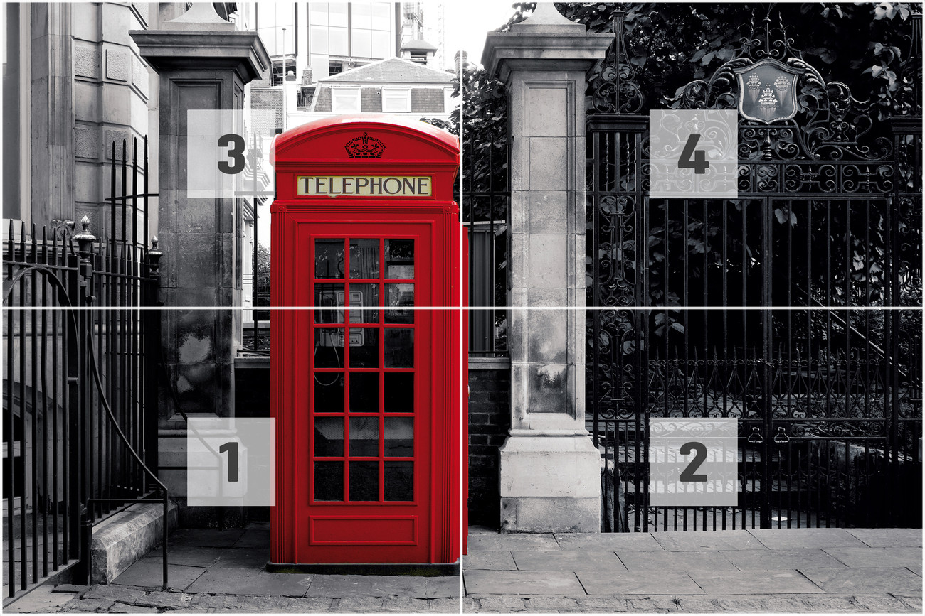 Carta da Parati Inglese cabina telefonica 