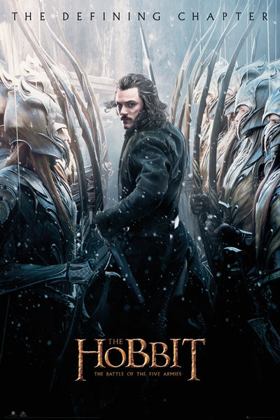 Der Hobbit Die Schlacht Der Fünf Heere Im Tv Der Hobbit 3: Die Schlacht der Fünf Heere - Bard Poster, Plakat