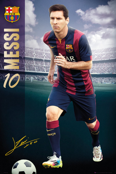 Fc Barcelona Messi 1415 Poster Plakat Kaufen Bei Europosters