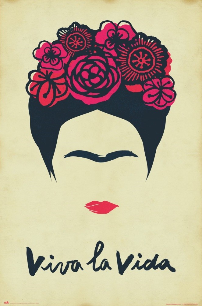 Poster, Quadro Frida Kahlo - Viva La Vida su Europosters
