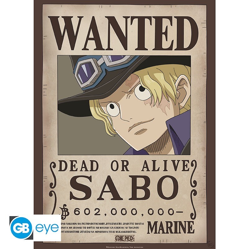 Poster, Quadro One Piece - Wanted Sabo su Europosters