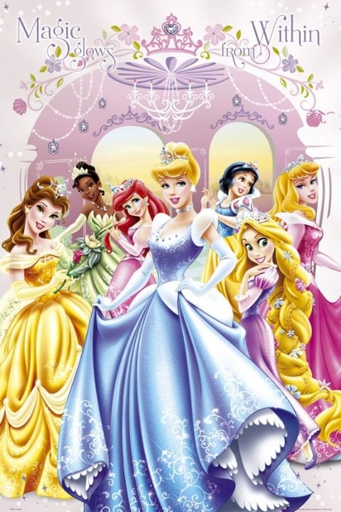 Poster con Foto Personalizzato Principesse Disney – Smart Print
