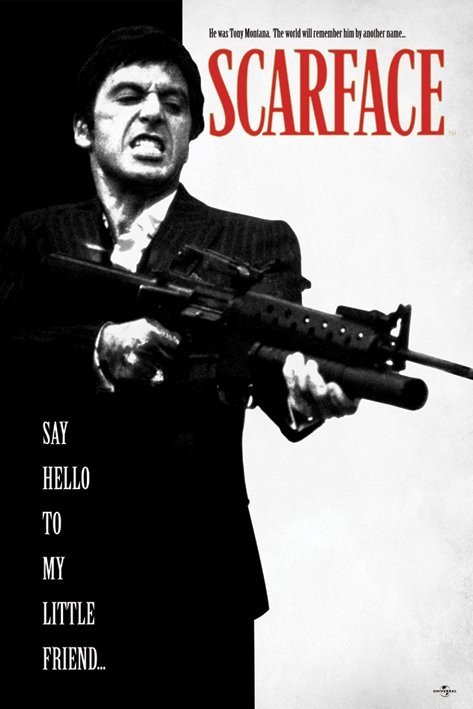 Poster, Quadro Scarface - Say Hello To My Little Friend su Europosters