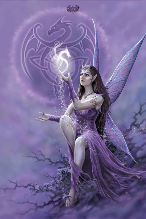 Poster, Quadro Spiral - fairy su Europosters
