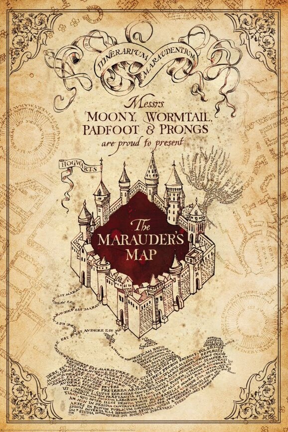 Harry Potter The Marauder's Map (Termosensibile)