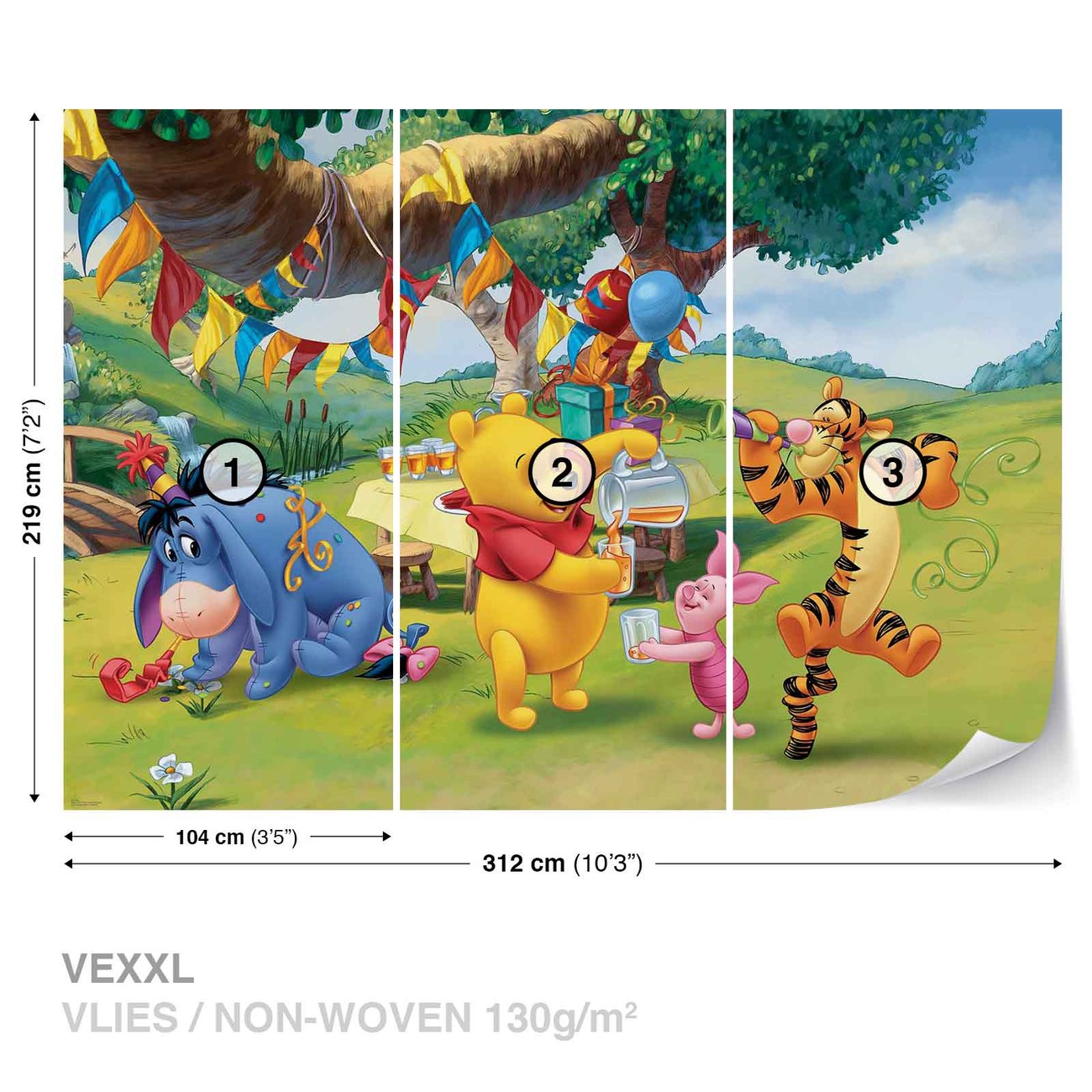 Disney Winnie L Ourson Porcinet Tigrou Bourriquet Poster Mural Papier Peint Acheter Le Sur Europosters Fr