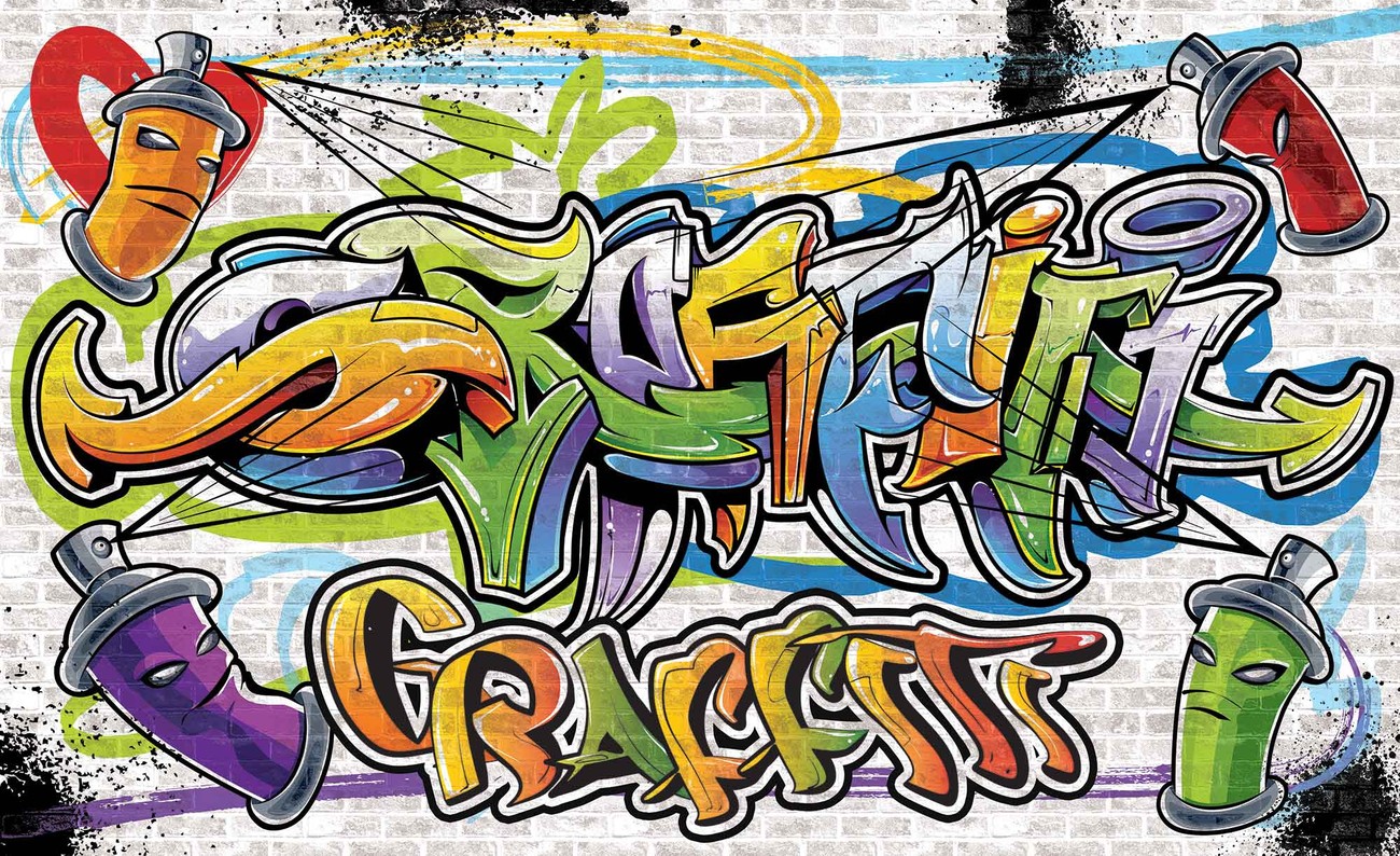  Graffiti  Street Art Poster  Mural Papier peint Acheter 