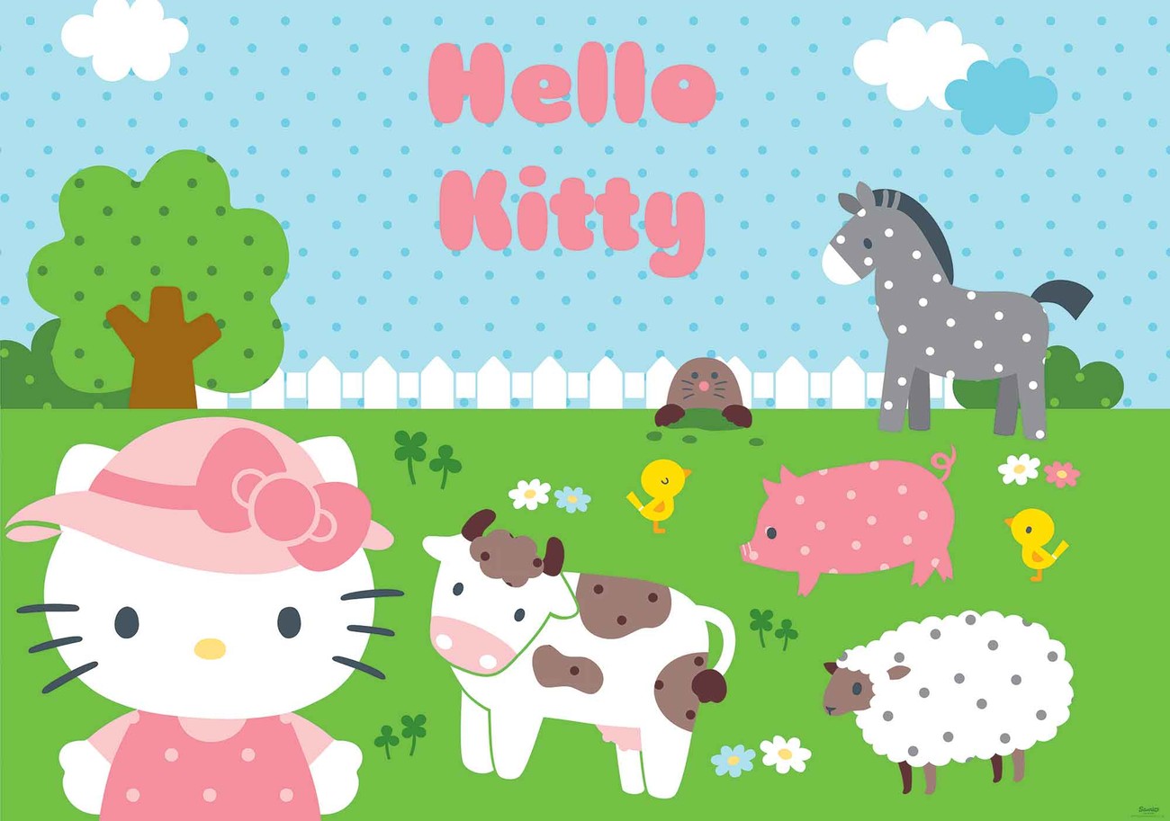 Hello Kitty Poster Mural, Papier peint | Acheter-le sur Europosters.fr