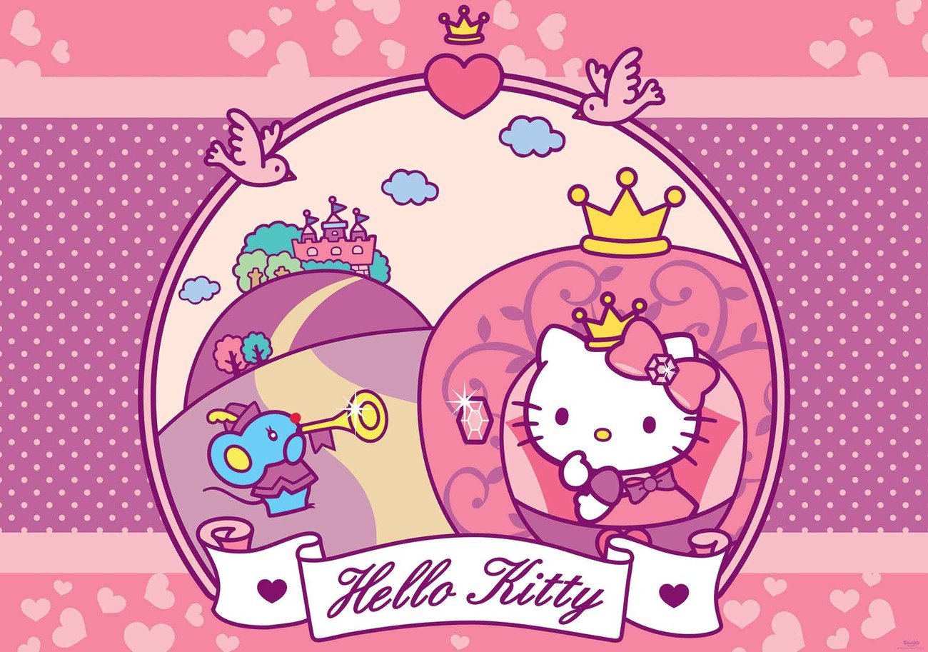 Hello Kitty Poster Mural, Papier peint | Acheter-le sur Europosters.fr