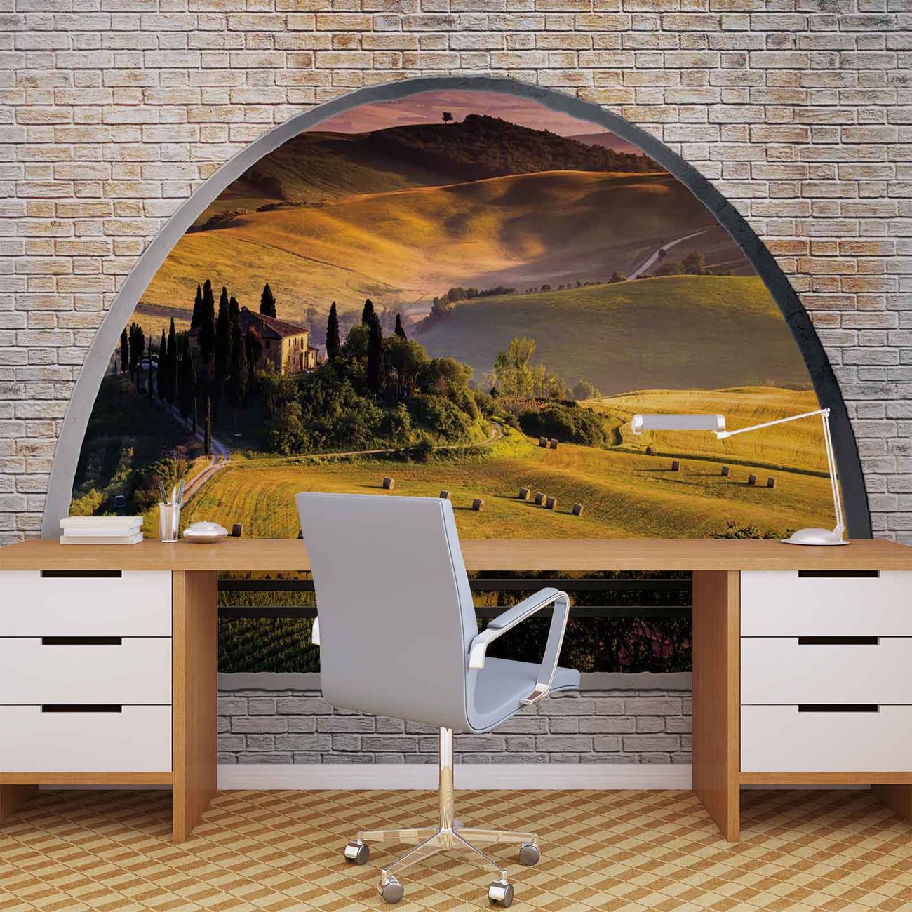 Paysage Nature Arche Vue Poster  Mural  Papier peint 