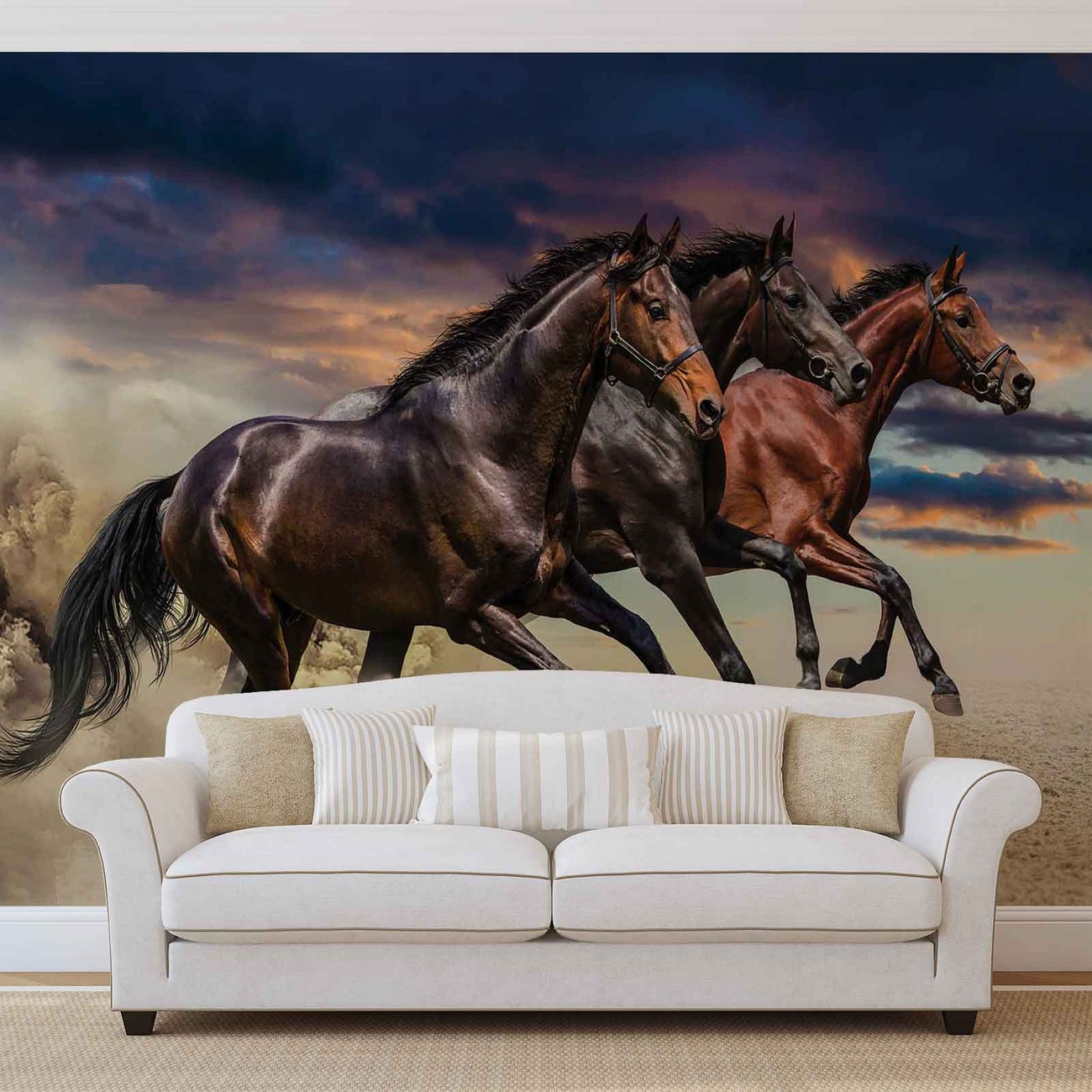 Poney Cheval Poster Mural, Papier peint  Acheter-le sur 