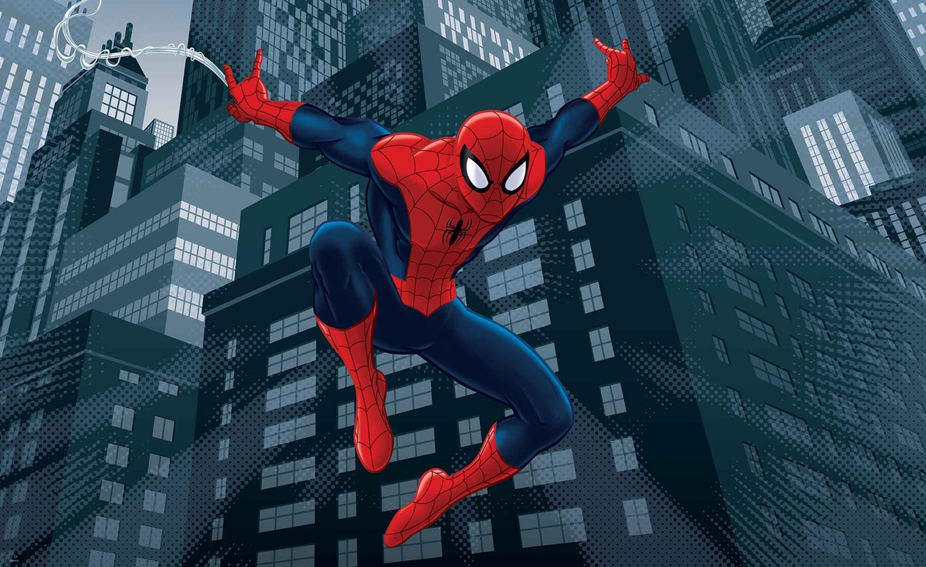 Spiderman papier peint spider-man fond mur avengers mural super-héros