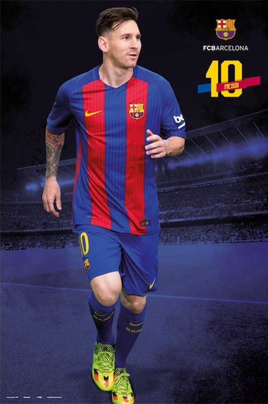 Rijk Herziening zelfstandig naamwoord Barcelona 2016/2017 - Lionel Messi poster | Grote posters | Europosters