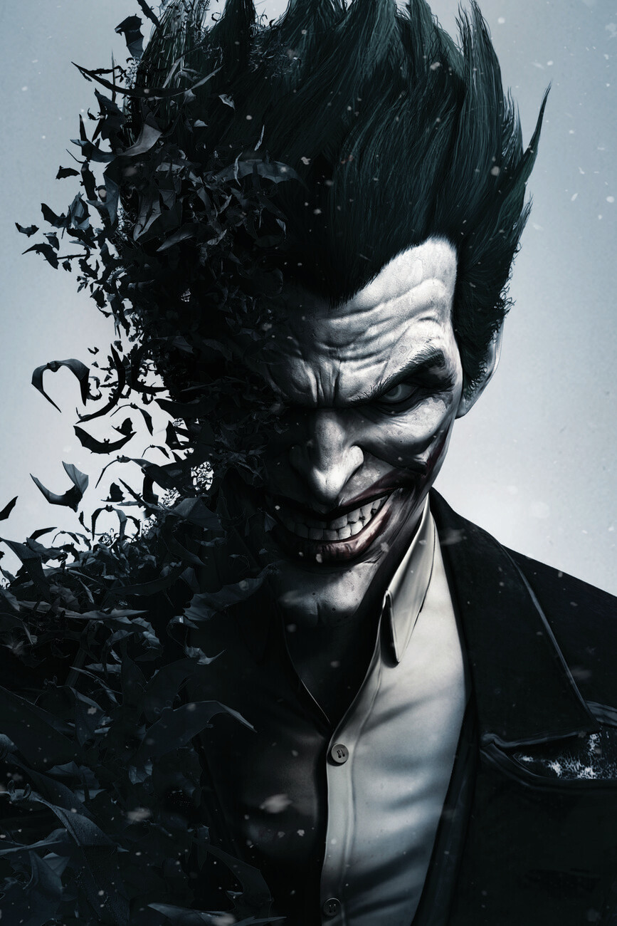 Decimal codo Anormal Batman Arkham - Joker Póster, Lámina | Compra en Posters.es
