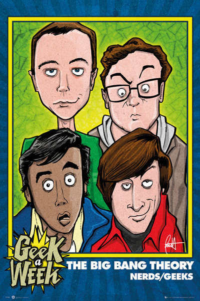 Big Bang The Big Bang Theory Geeks Póster Lámina Compra En