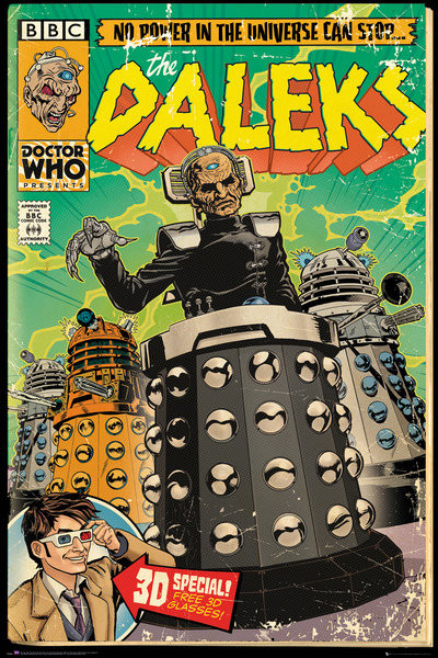 Doctor Who Daleks Comic Póster Lámina Compra En Posters Es