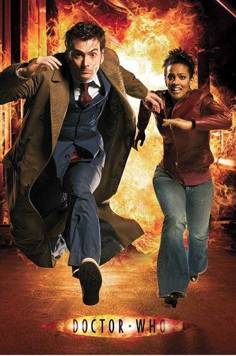 Dr Who Fire Póster Lámina Compra En Posters Es