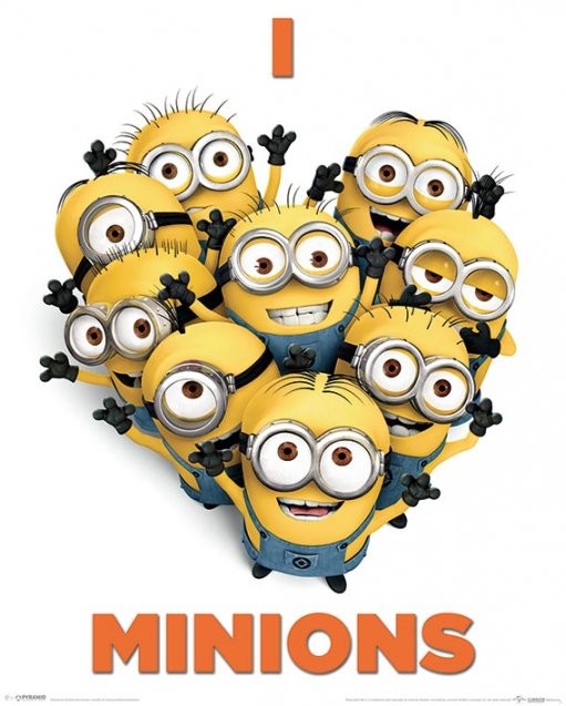 Gru 2 Mi Villano Favorito I Love Minions Póster Lámina Compra En